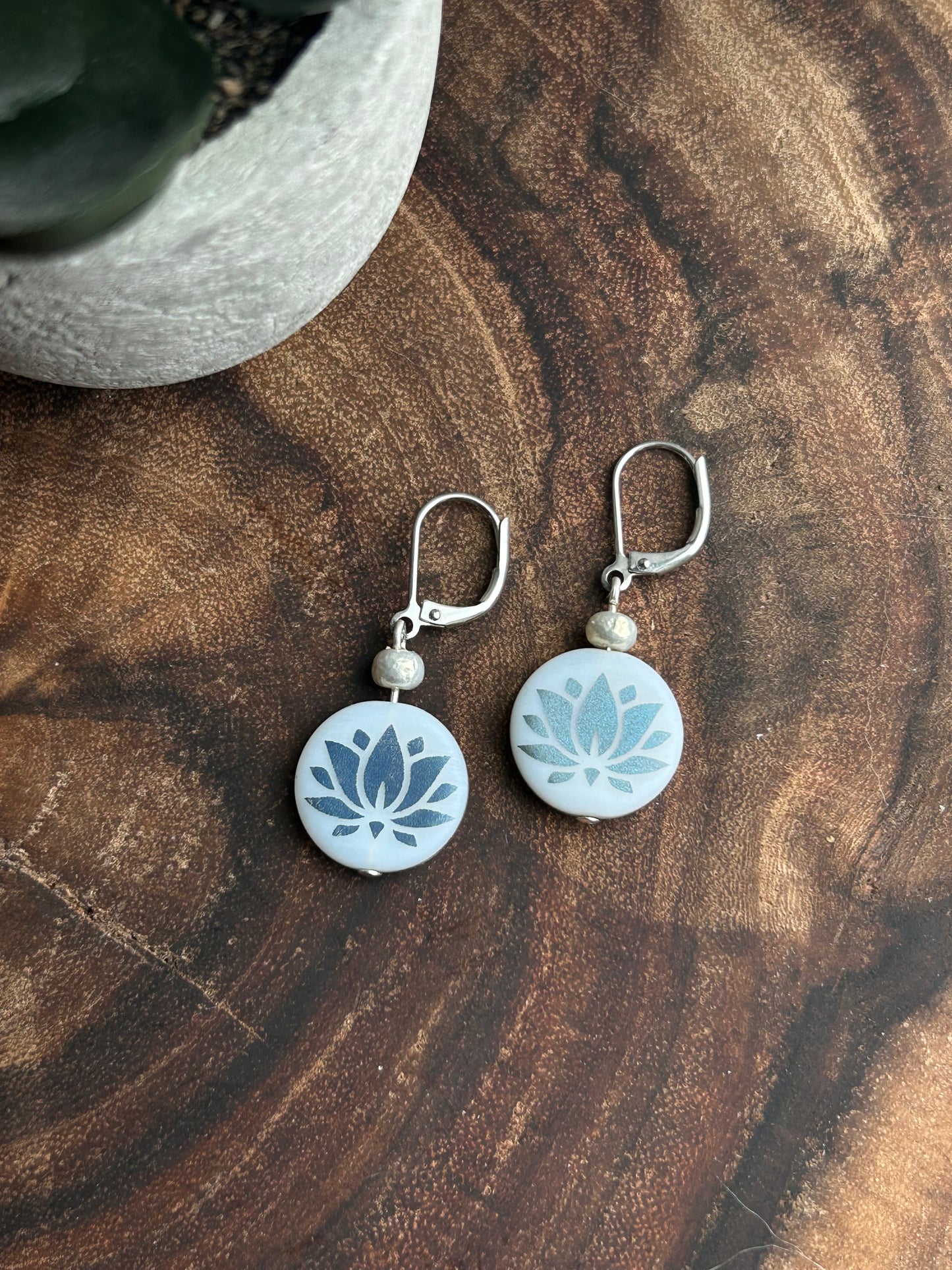 Lotus Earrings